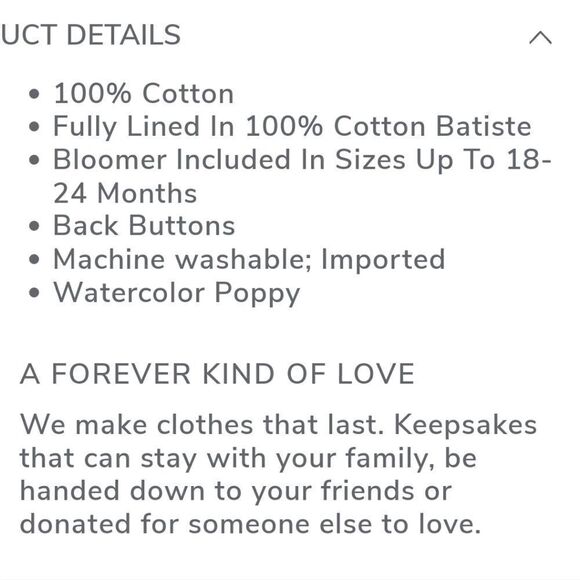 𝅺JANIE AND JACK WATERCOLOR POPPY PRINT DRESS, SIZE 2T - Picture 11 of 11